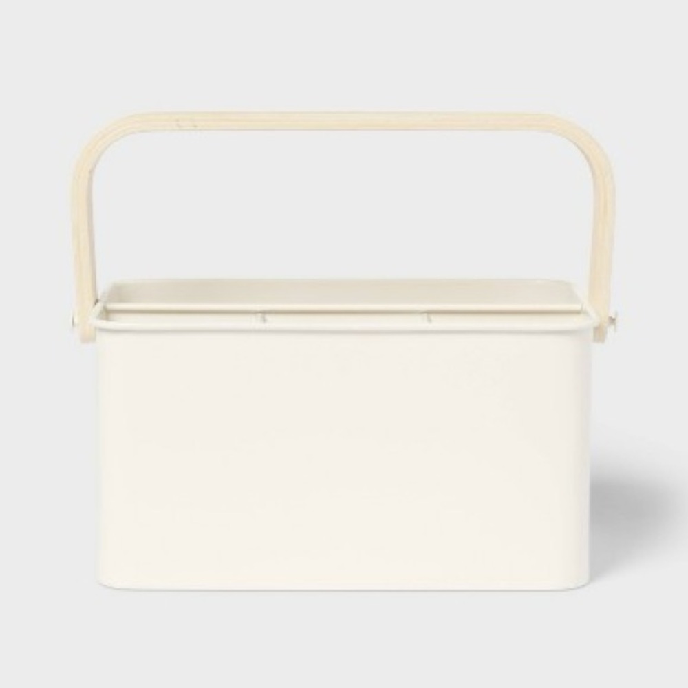 Elegant Cream Dinnerware Storage Box New (T2)